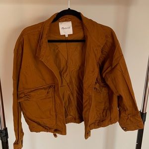 Brown Madewell cropped Jacket